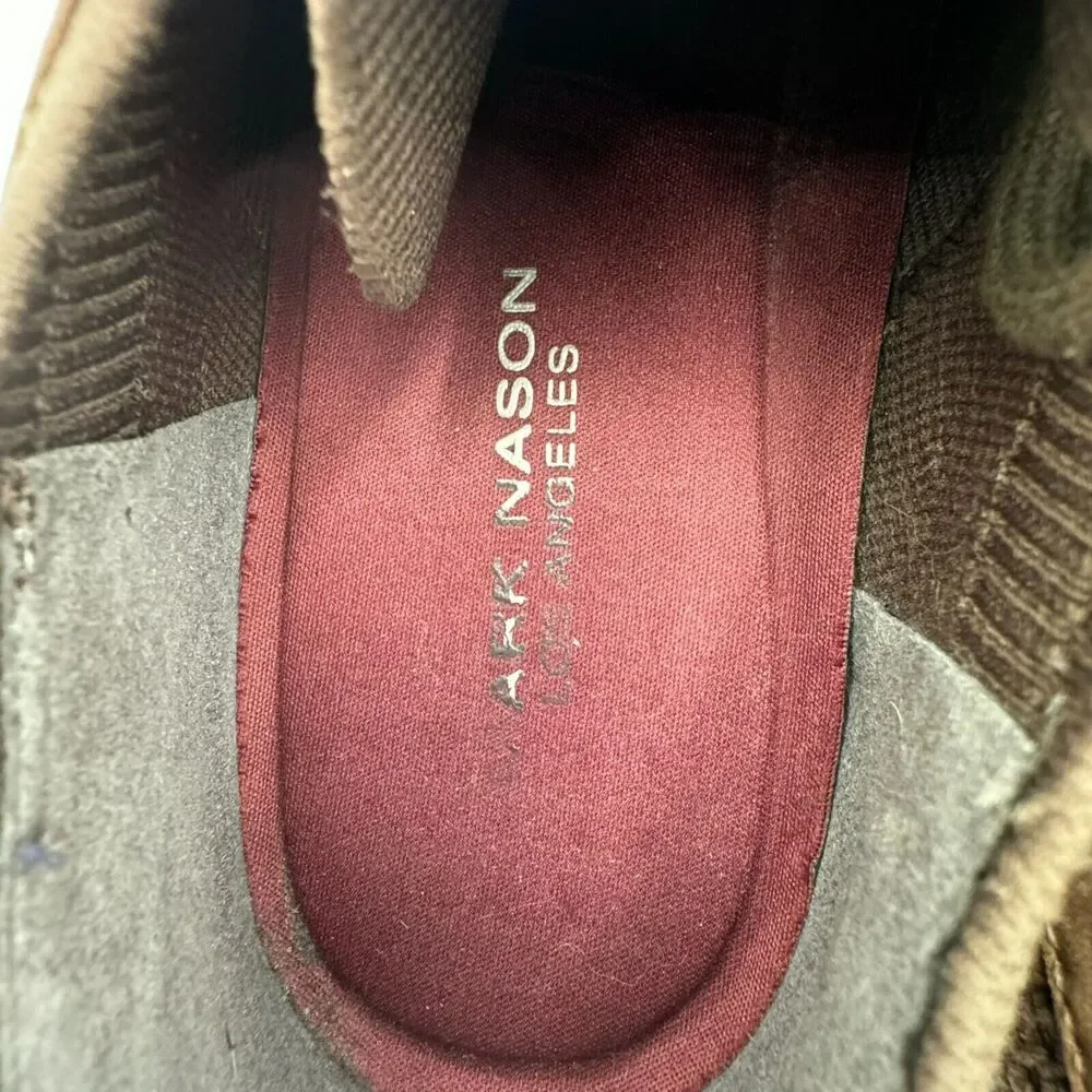 MARK NASON |‎ Men's 10.5 Oxfords Clubman Chocolate Brown Westside Loafers Shoes